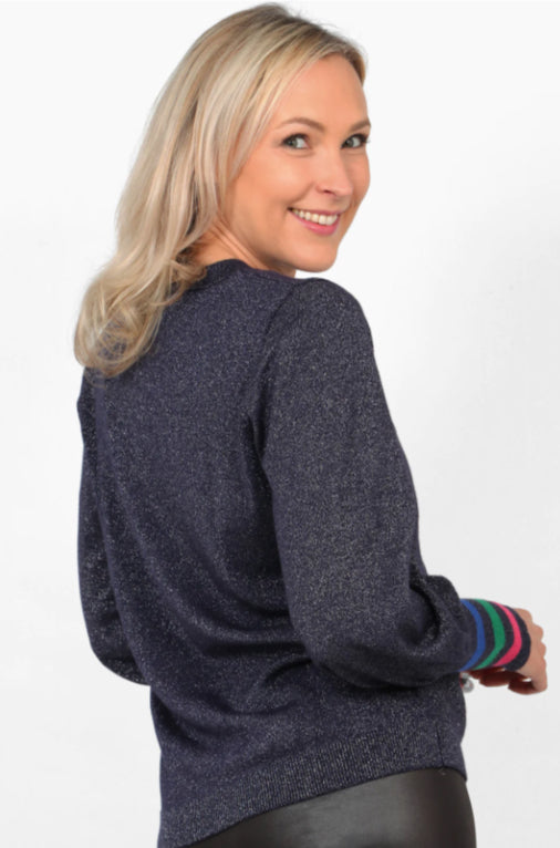 Navy on sale glitter jumper