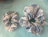 Blue Fern Scrunchies