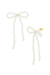 Pearly Bow Earrings