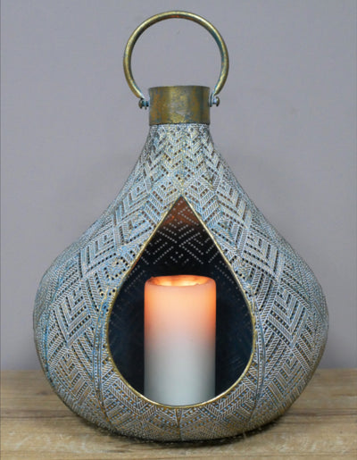 Distressed Morrocan Style Lantern