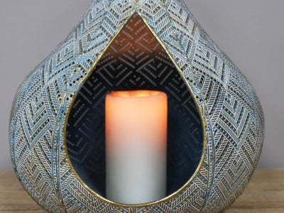 Distressed Morrocan Style Lantern