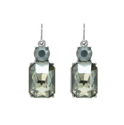 Vintage Gem Drop Earrings