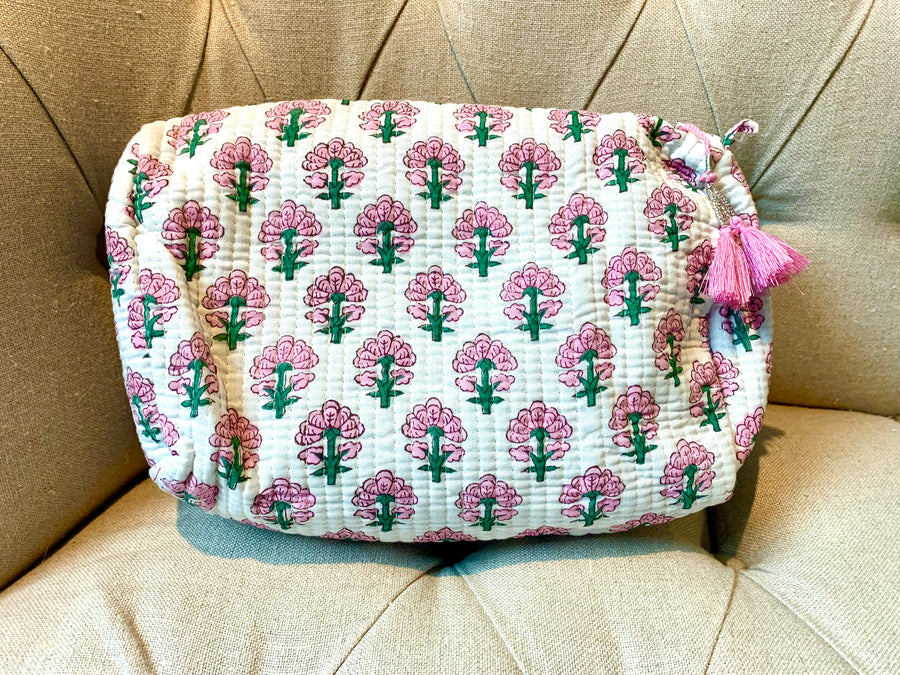 Cressida pink floral Wash Bag