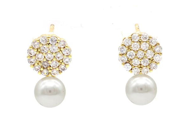 Party Pearl and Crystal Earring