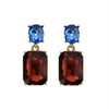 Vintage Gem Drop Earrings