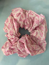 Extra Large Pink Fern Scrunchie