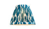 Marlin Blue Ikat Candle Shade