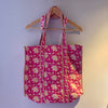 Pink Daisy Tote Bag