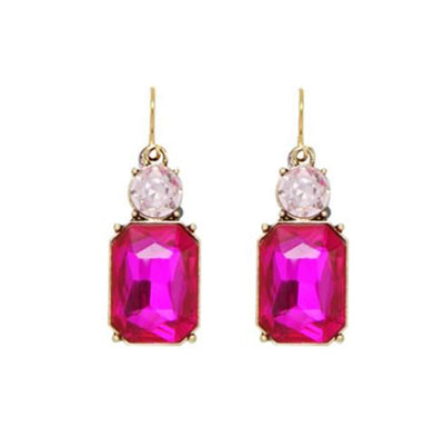 Vintage Gem Drop Earrings