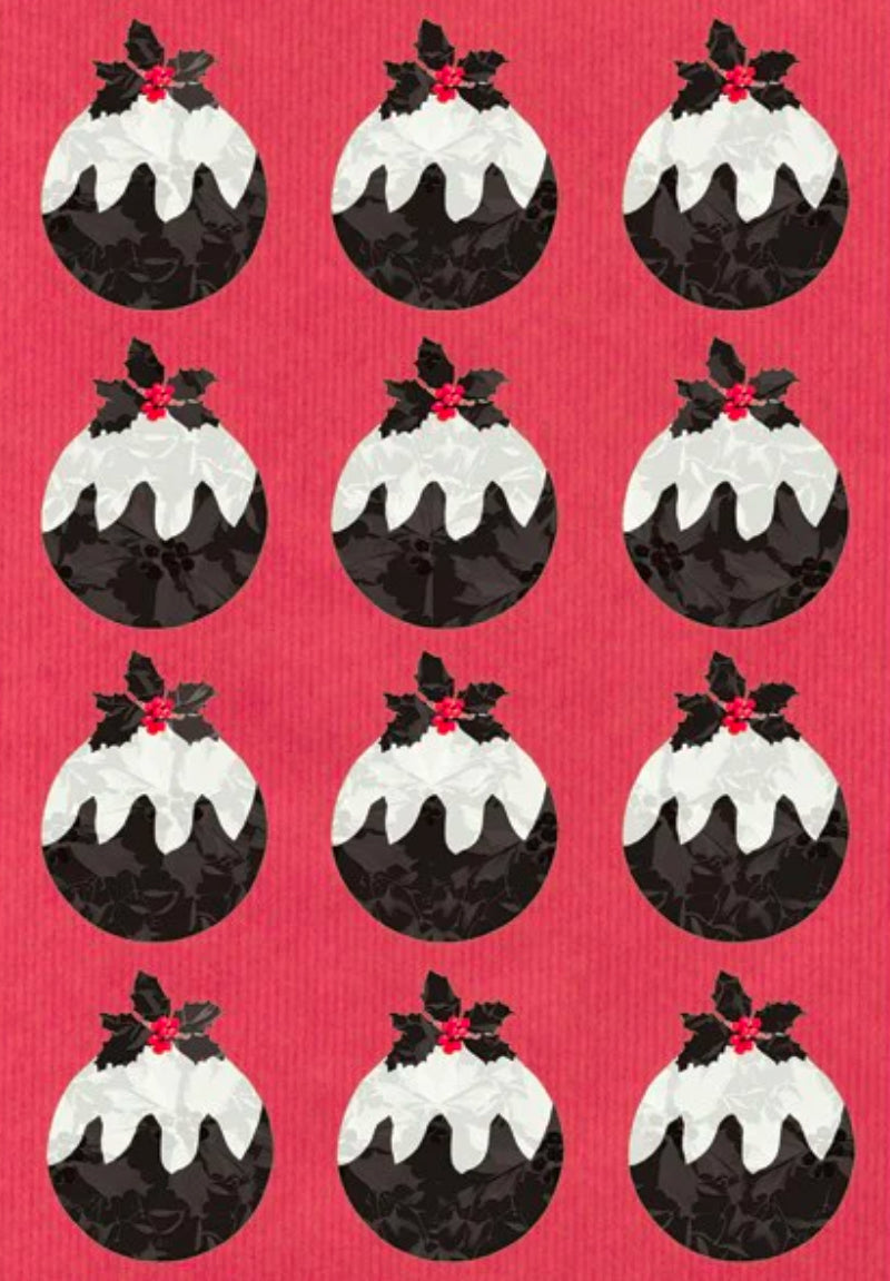 Pack of Puddings Christmas Card