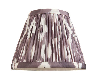 Oyster Grey Ikat Candle Shade