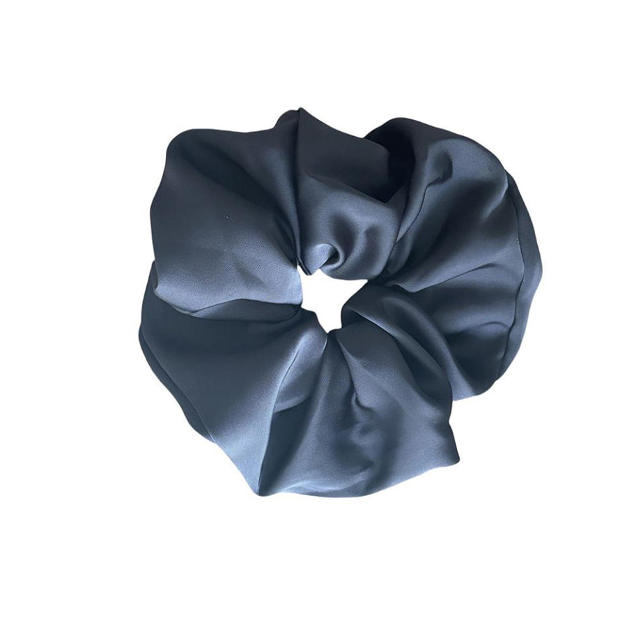 Extra Large Silky Scrunchie - Gunmetal Grey