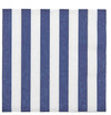 Blue and White Striped Paper Napkin