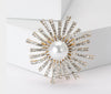 Art Deco Style Pearl Burst Brooch