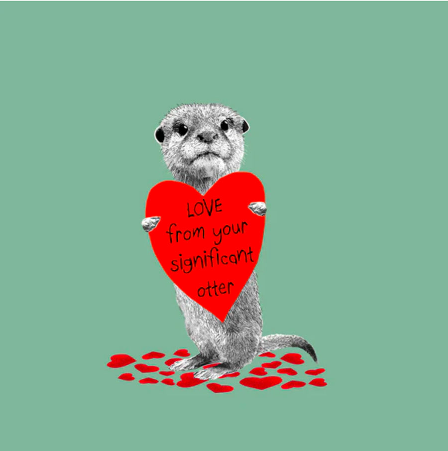 Love From Your Significant Otter Card