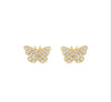 Crystal Butterfly Earring