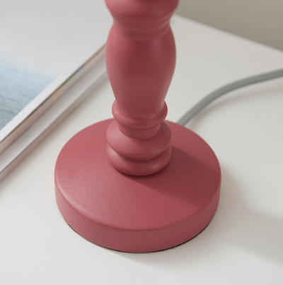 Burnham Table Lamp - Brick Pink