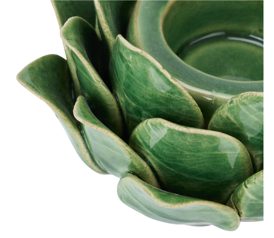 Globe Green Artichoke Tea Light Holder