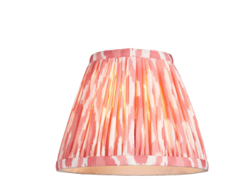 Pink Ikat Candle Shade