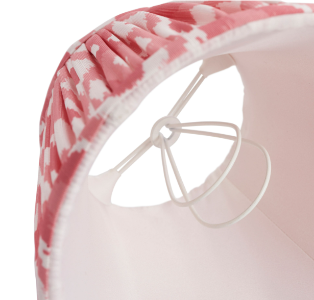 Pink Ikat Candle Shade