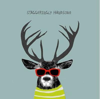 Staggeringly Handsome Card - Aurina Ltd