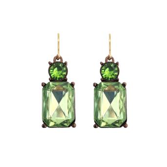 Vintage Gem Drop Earrings