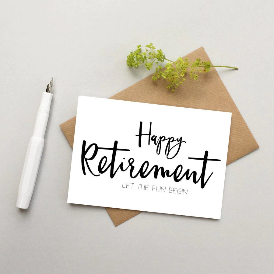 Happy Retirement Card - Aurina Ltd