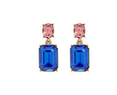 Vintage Gem Drop Earrings