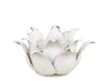 White Petal Tealight Holder - Aurina Ltd