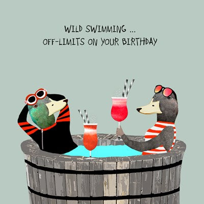 Wild Swimming Card - Aurina Ltd