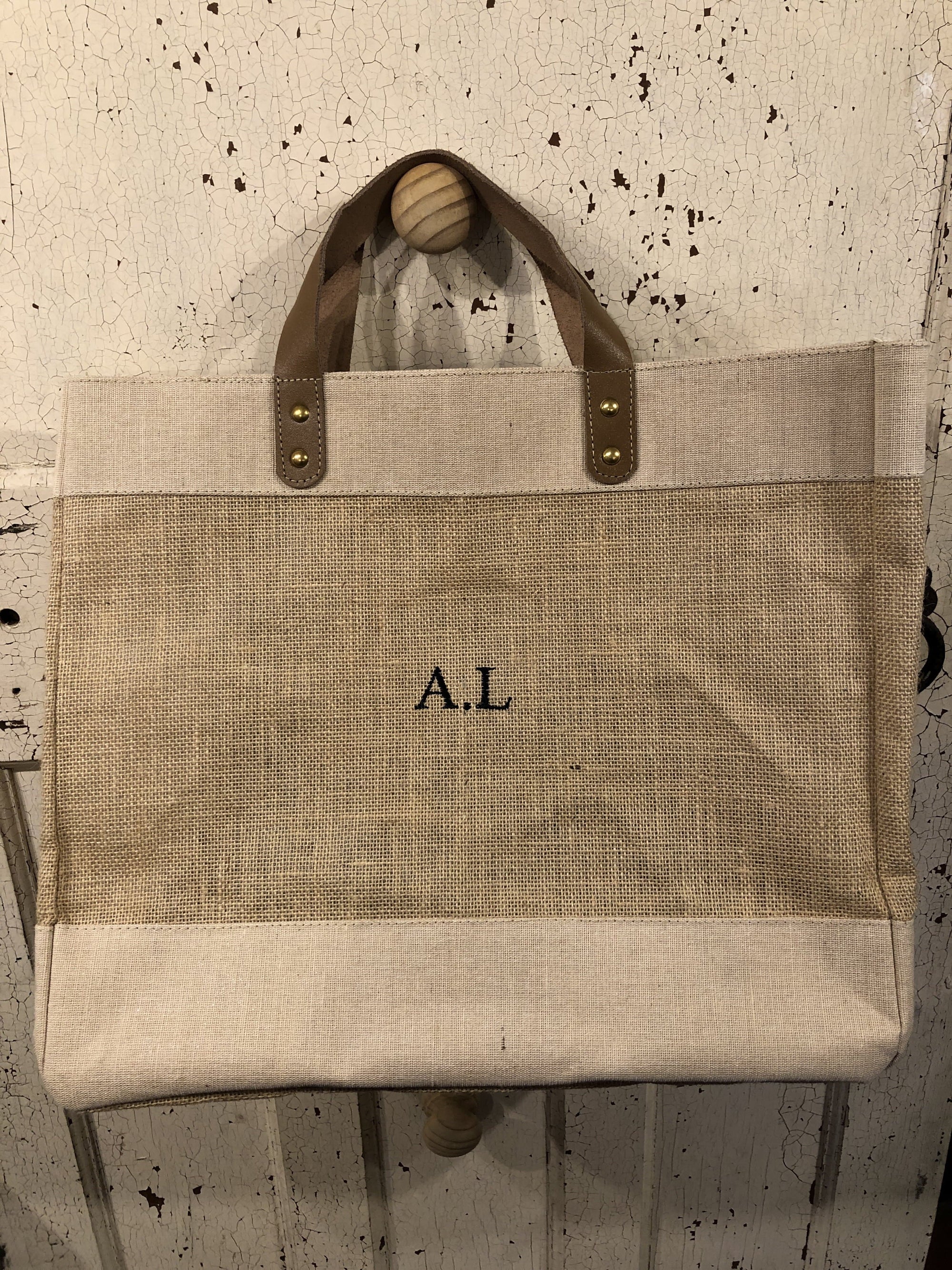 Jute and leather online bags