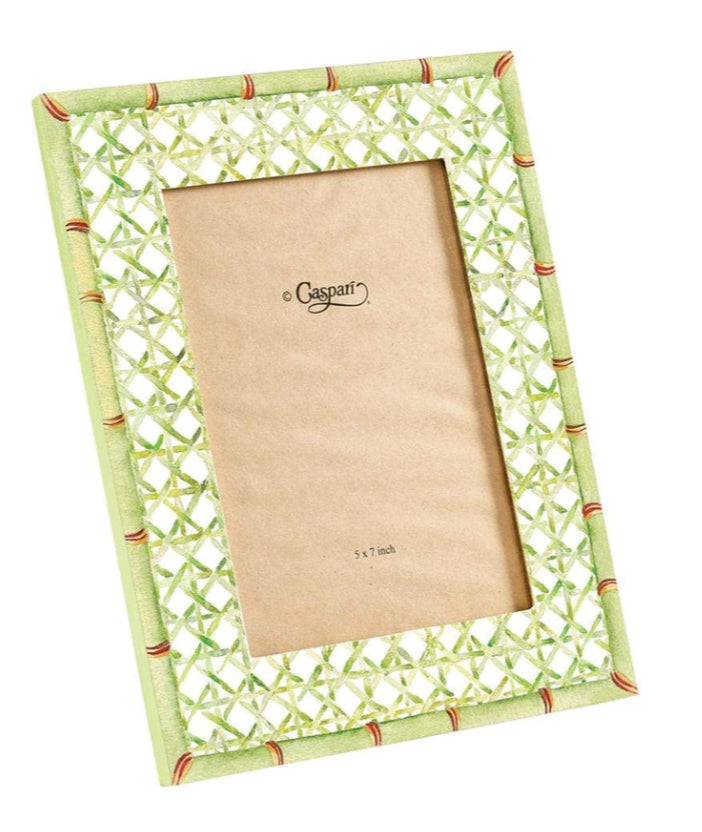 Trellis Lacquer Photo Frame 4”x6” - Aurina Ltd